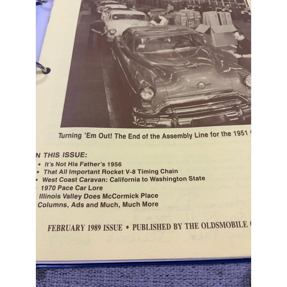 Journey Of‎ Olds Oldsmobile Club Of America Newsletters 1987/1988